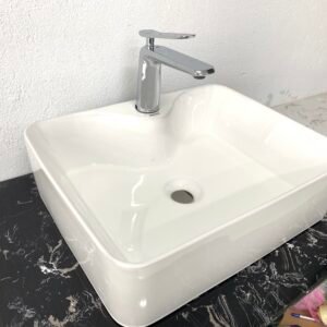 Lavabo trắng tinh đặt bàn SETO-3205