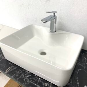 Lavabo trắng tinh đặt bàn SETO-3204
