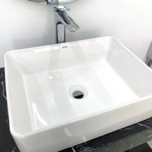 Lavabo trắng tinh đặt bàn SETO-3207