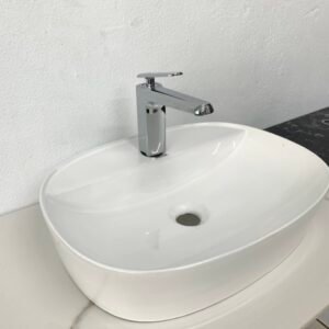Lavabo trắng tinh đặt bàn SETO-3214