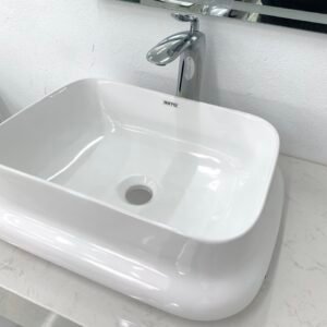 Lavabo trắng tinh đặt bàn SETO-3220