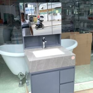 Bộ tủ lavabo gỗ nhựa PVC SETO-OS11