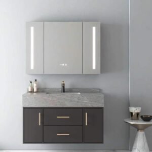 Bộ tủ lavabo cao cấp gỗ nhựa PVC SETO-OS07