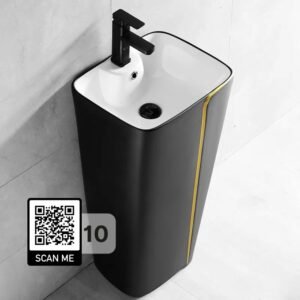 Lavabo trụ đứng liền khối nghệ thuật SETO-OS715